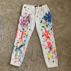 Kids Polo Ralph Lauren slim boyfriend cropped denim jeans
